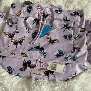 Vera Bradley ReActive Lavender Butterflies Sport Bag